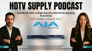 AJA BLVE-12G-4 High Density SDI/IP Streaming Solutions
