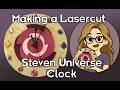Steven Universe Crystal Gems Clock - Laser cutting