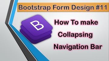 How to make collapsing navigation bar using bootstrap #11