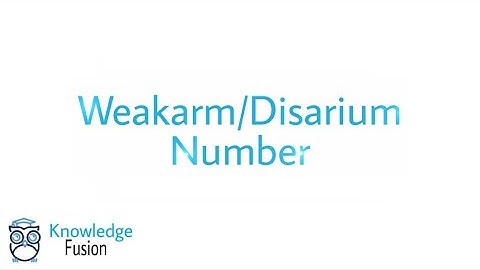 How to check a number is Weakarm/Disarium number or not using JAVA Programming | ICSE