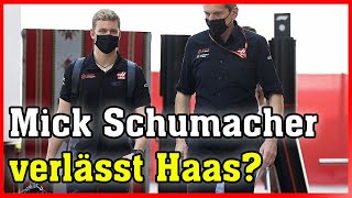 Mick Schumacher wird sich nach einer Teamkontroverse von Haas verabschieden.