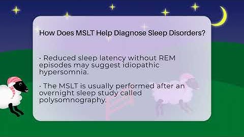 How Does MSLT Help Diagnose Sleep Disorders? - Sleep Apnea Support Network