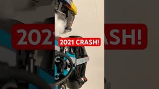 LEGO STOPMOTION Verstappen and Hamilton 2021 51G crash Silverstone 🔥🇬🇧🏎️ #sma #f1 #shorts #viral