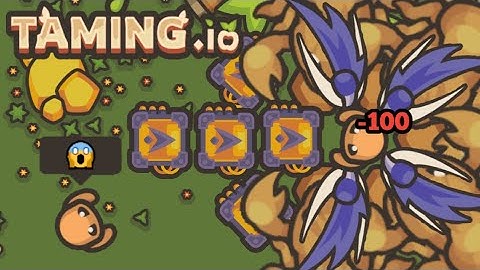 Taming.io - 6 SCORPIONS INSTAKILL TRAP TROLL - FUNNY MOMENTS