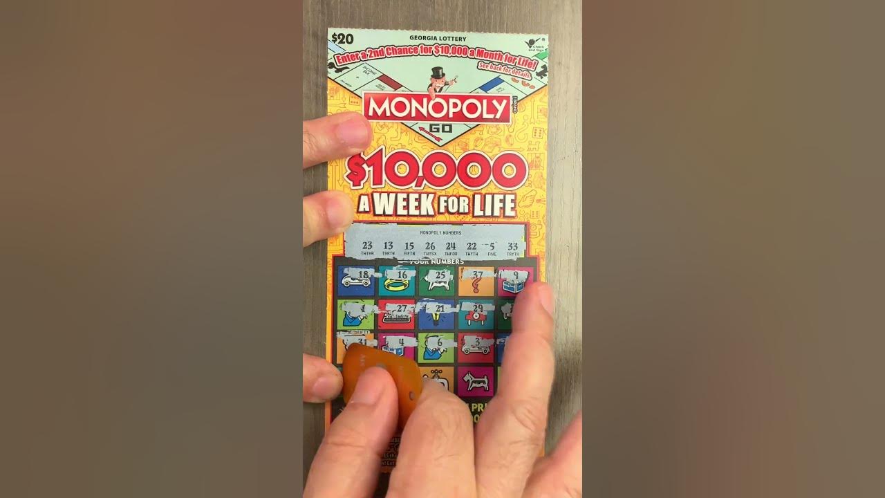 One ticket quickie georgia 20 monopoly winner no 2 