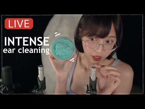 [LIVE] ASMR INTENSE EAR CLEANING  - ขี้หูเทียมสุดหนุบหนับ