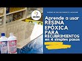 RECUBRE CON RESINA EPÓXICA EN 4 SIMPLES PASOS 👀