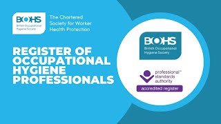 BOHS Professional Register Webinar BOHS Professional Register Webinar