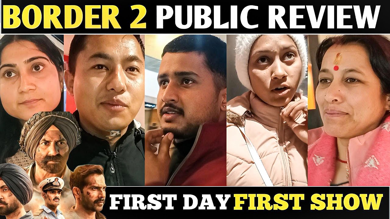 Border 2 Movie Public Reaction 😱 | Log Theatre Se Rote Hue |  | Army Emotion | First Day First Show 