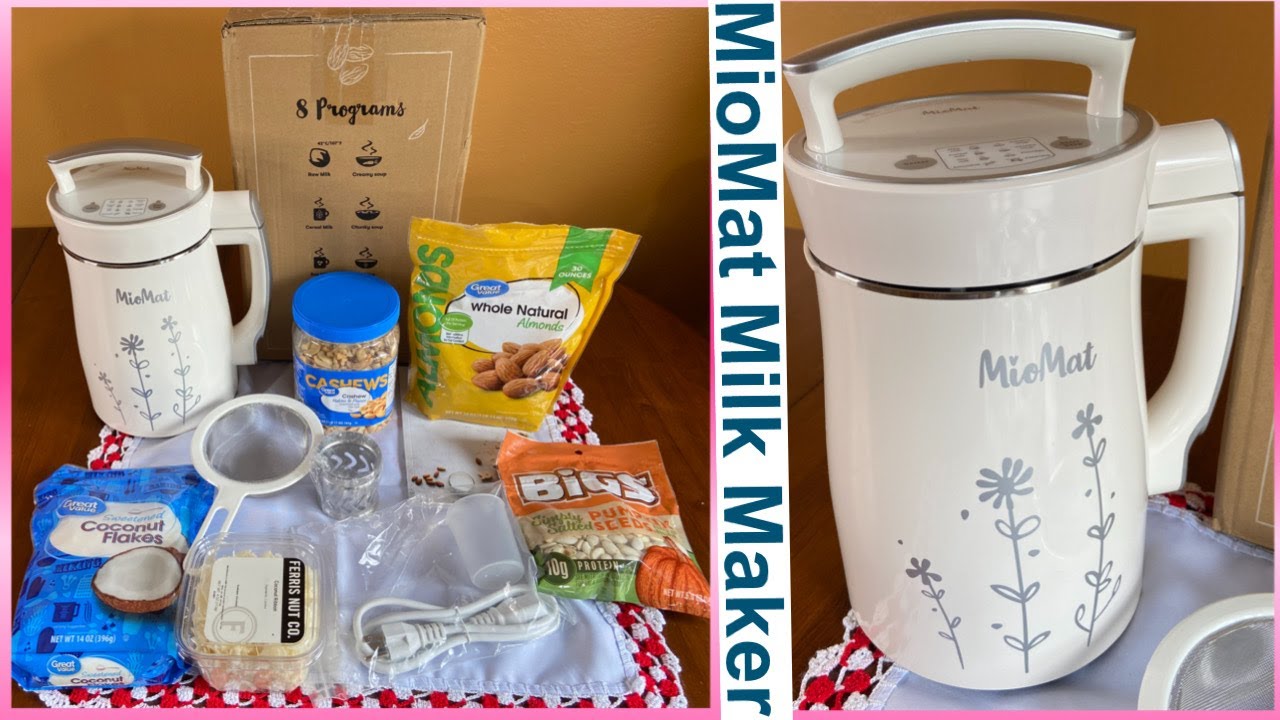 Mio Mat 8in1 Plant-based Milk Maker (Demo) || Making Homemade Almond Milk