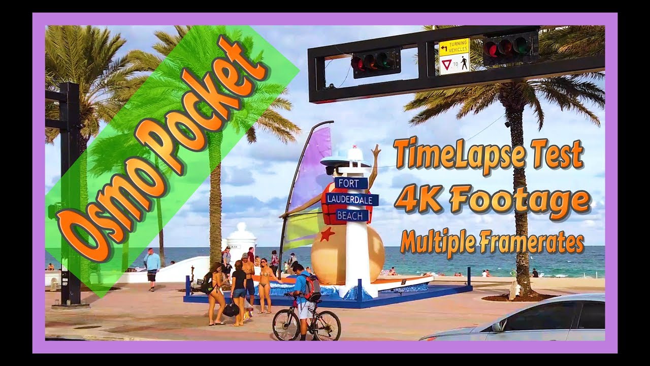 dji pocket osmo sale DJI Osmo Pocket / 4K Time-Lapse Footage / Different Framerate Test