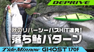【シーバス】[NEWルアー]タイドミノーゴースト／デプライブでリバーシーバスを狙え！