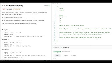 LeetCode: 44. Wildcard Matching (Golang &Java)