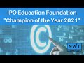 Nwt media  ipo education foundation  champion of the year 2021