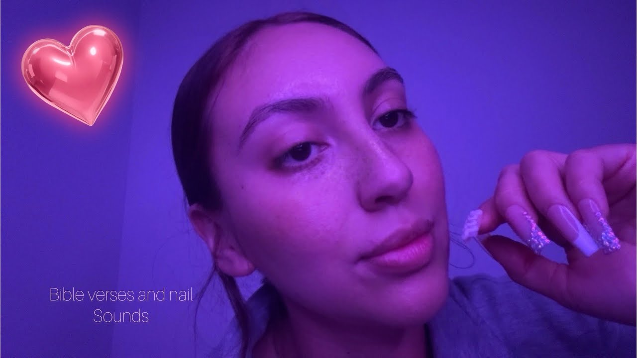 Christian ASMR ~ Holy Spirit picks verses ur spirit needs to hear! Nail ...