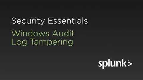 Use Case : Checking for Windows Audit Log Tampering