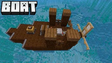 Boat in Minecraft - Create Aeronautics Devlog