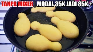 Donat Paha Ayam Super Lembut  Tanpa Mixer