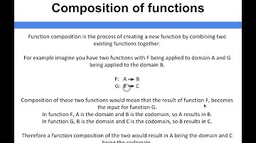 Functional Programming - Composition of functions