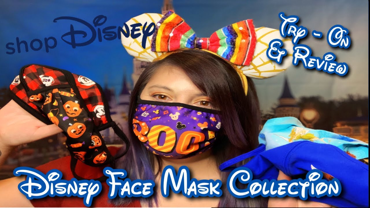Disney Face Mask Collection | ShopDisney Masks | What Size Fits + Honest Review