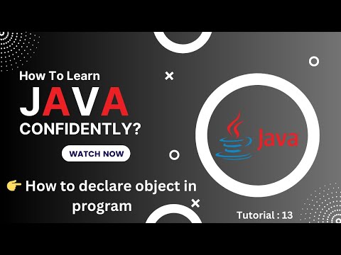 How to declare an object in a program |Tutorial 13|#new #shorts #viralvideo #java #viral @languag...