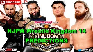 NJPW Wrestle Kingdom 14  IWGP Tag Team Championship Guerrillas of Destiny vs  FinJuice Night 1