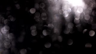 Bokeh Of Raindrops On Window Stock Video