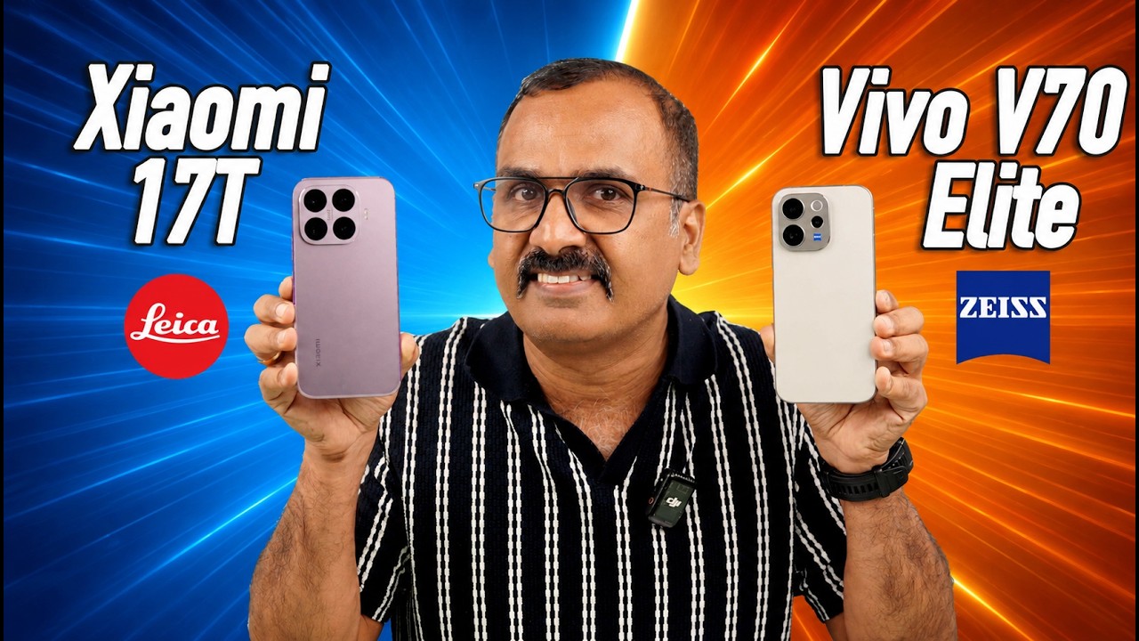 Xiaomi 17T vs Vivo V70 Elite Camera Comparison