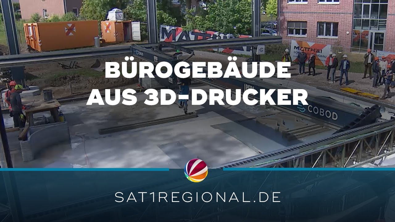 Bürogebäude aus dem 3D-Drucker: Neues Bauverfahren im Kreis Rotenburg