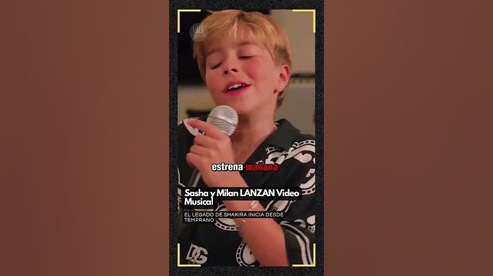 Sasha y Milan LANZAN Video Musical