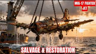 SALVAGE AND FULL RESTORATION OF A FORGOTTEN MiG-17 FIGHTER JET LOST BENEATH THE OCEAN FOR 50 YEARS