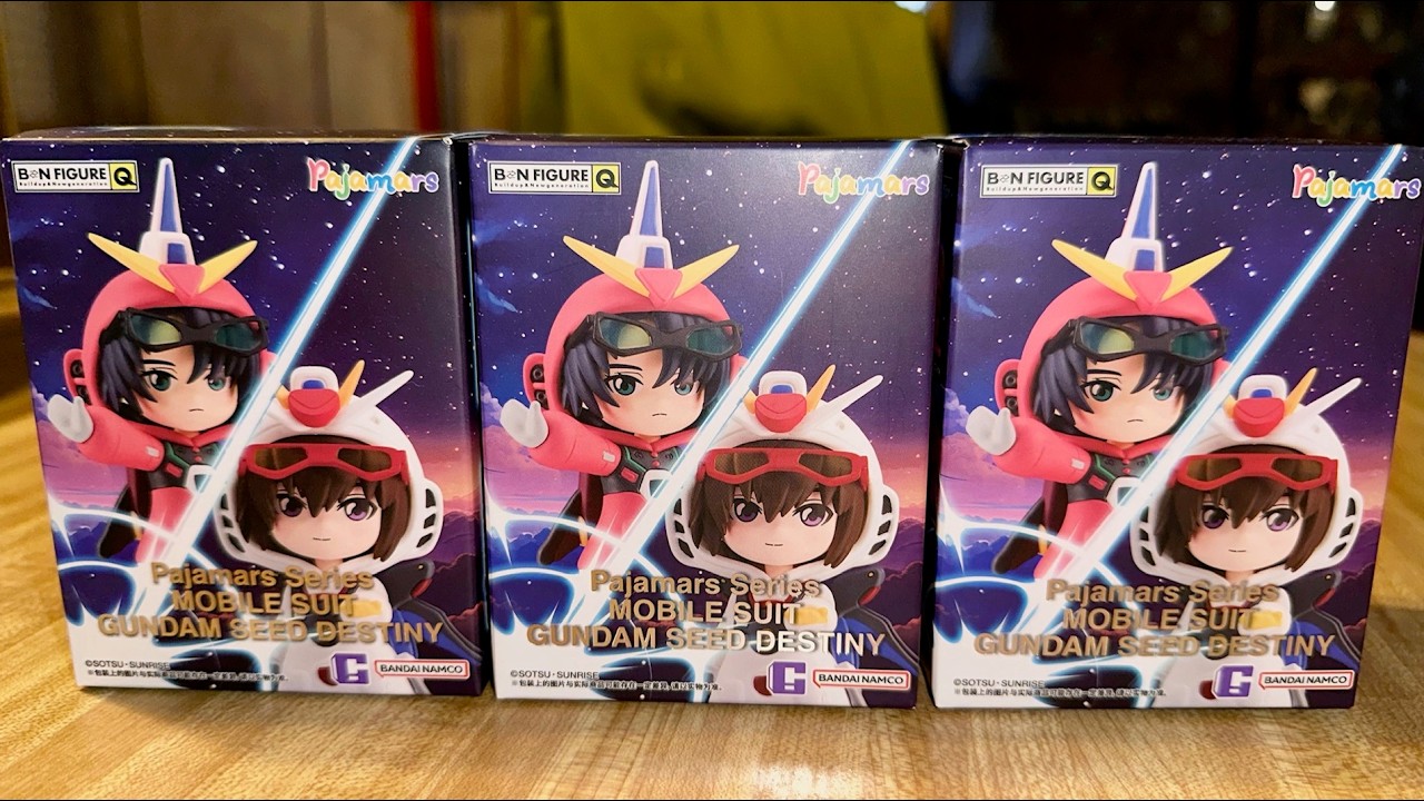 未開封 1BOX+1個 Pajamars Series SEED DESTINY BN Figure Q Pajamars Series Mobile Suit Gundam Seed Destiny Blind