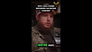 Why Luke Combs Refunded an Entire Concert