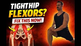 Why Tight Hip Flexors Cause Low Back Pain #fitness #lowbackpain