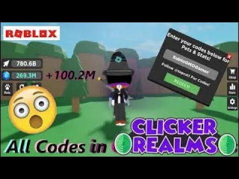 All Codes In Clicker Realms Roblox Youtube - case clicker codes roblox wikia