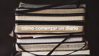 Cómo COMENZAR a escribir un DIARIO? (tipos de diarios!)  | CARE