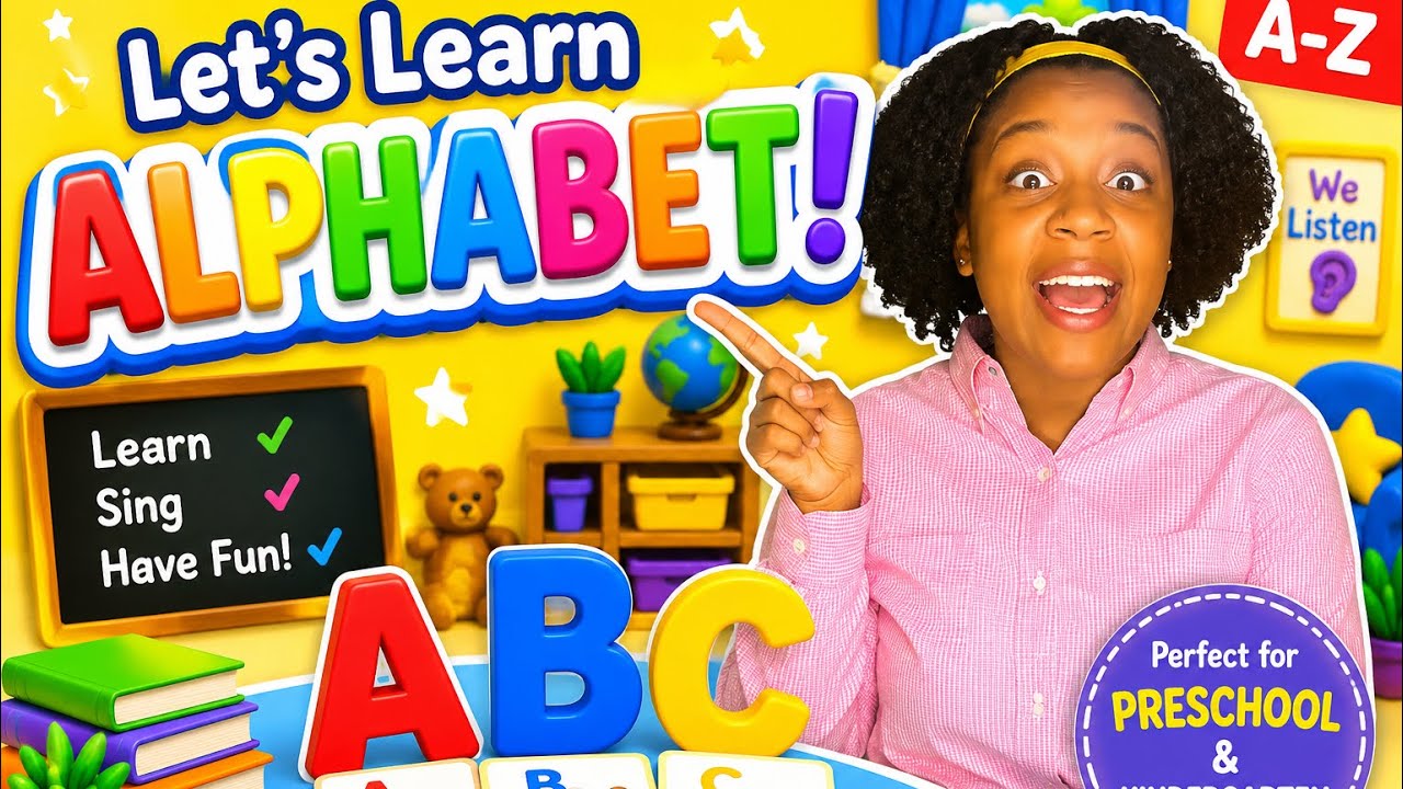 ABC Song for Kids | Learn the Alphabet A-Z | Preschool & Toddler ...