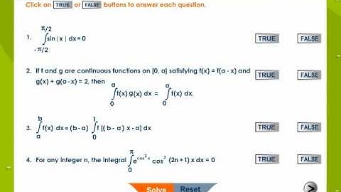 Activity Definite Integrals