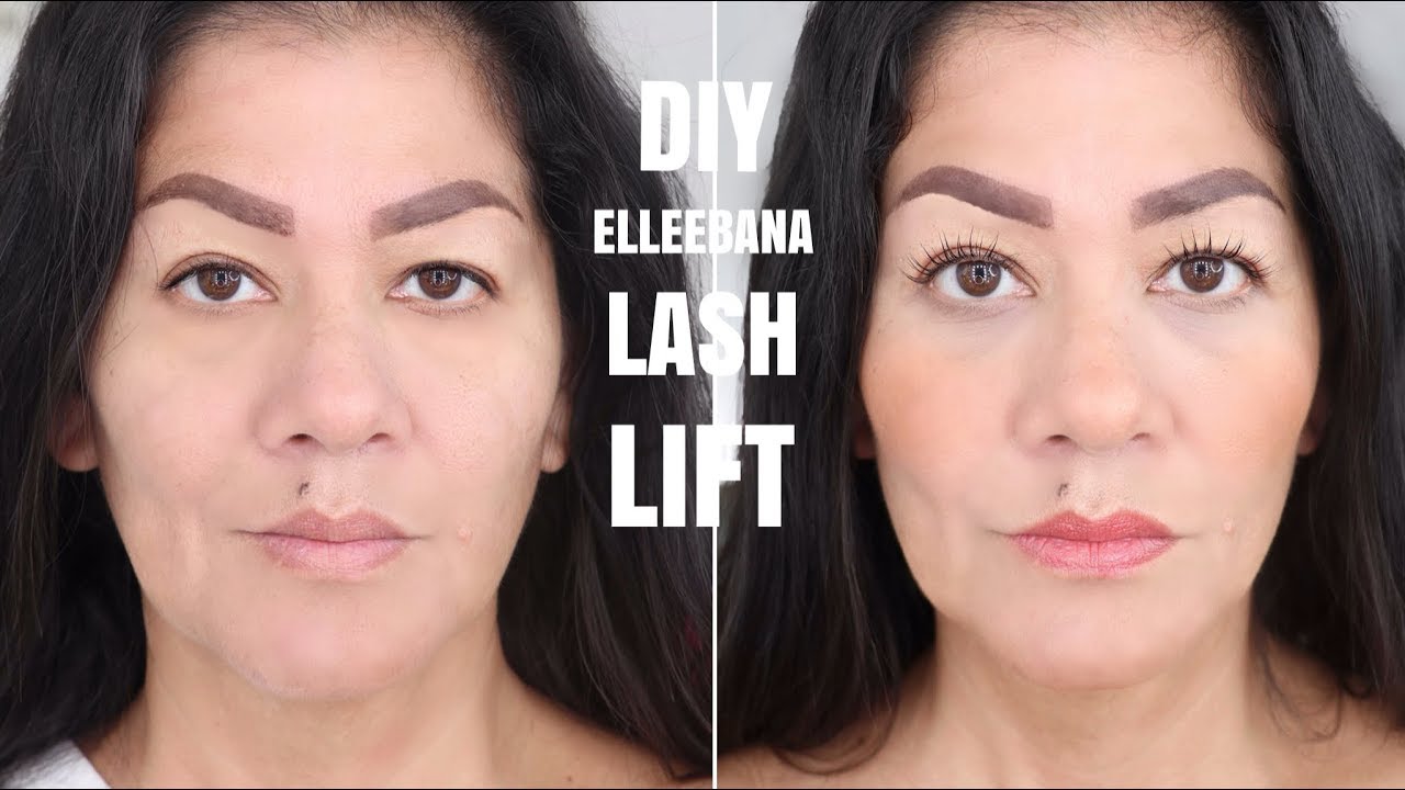DIY ELLEEBANA LASH LIFT ON HOODED EYES YouTube