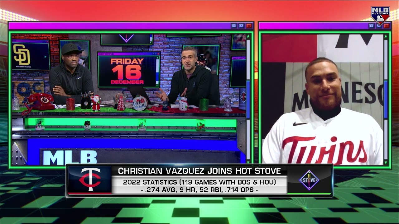 Christian Vázquez on Hot Stove