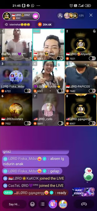 Bigo live indonesia  family LØRD(5)