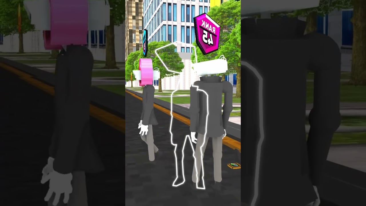 Help Speakerman Get Stronger (Perfect Outlines) #shorts #dafuqboom