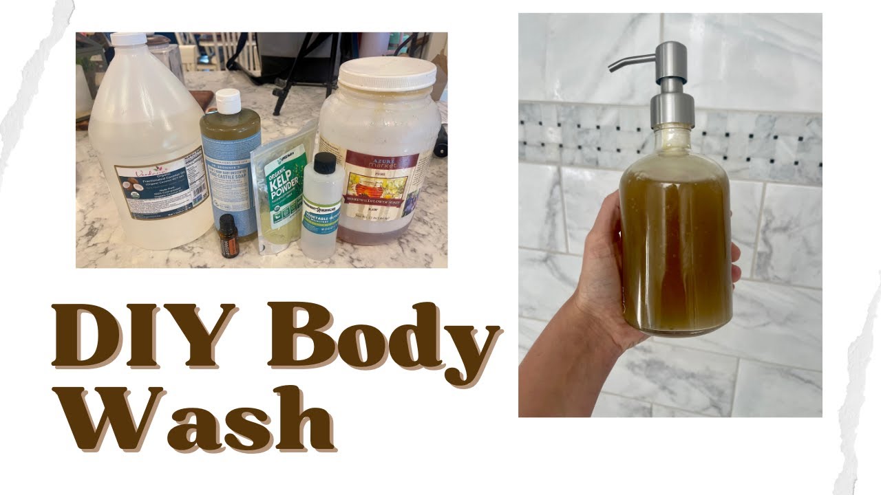 The Easiest All Natural Body Wash Recipe YouTube