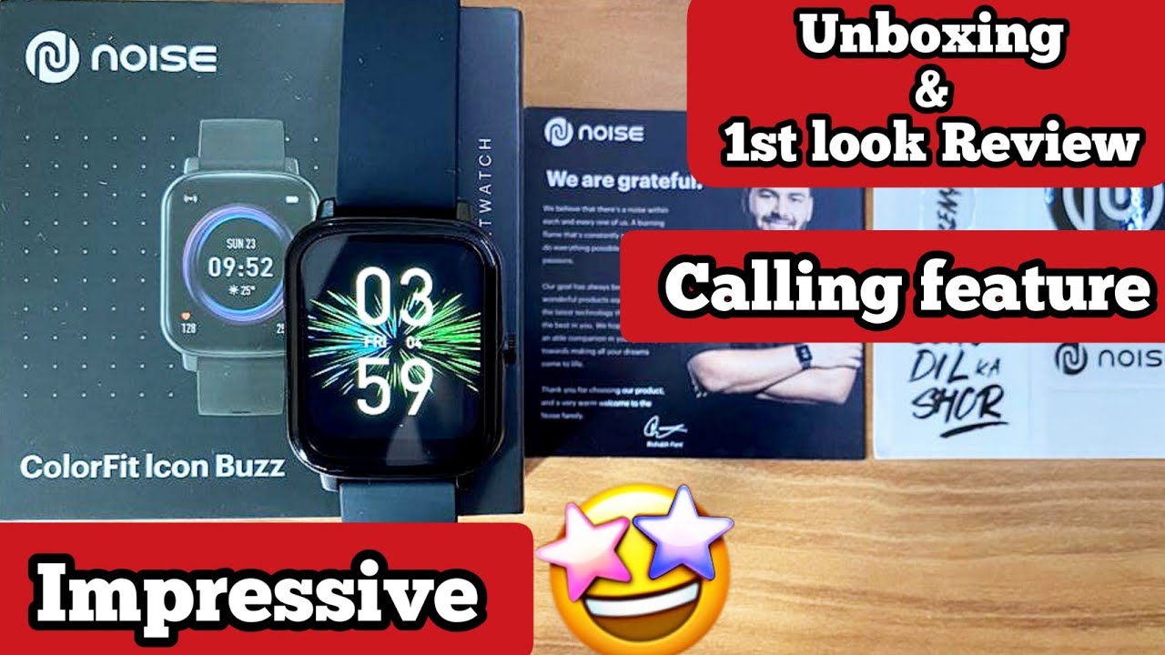 Noise colorfit icon buzz unboxing Clearance