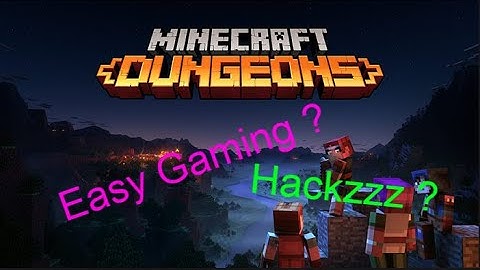 Minecraft Dungeons - Hack + Tutorial - Infinite Levels / Emeralds / Damage / Arrows