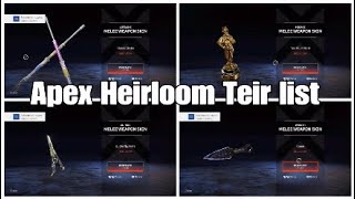 Apex Legends Heirloom Ranking(Worst to Best) Season 5