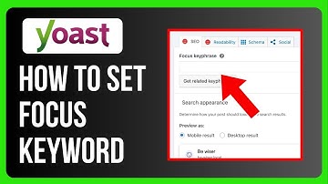 How to Set Focus Keyword in Yoast SEO