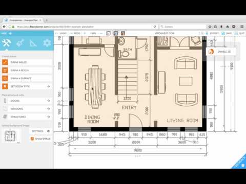 Floorplanner Lesson 2: Tracing walls