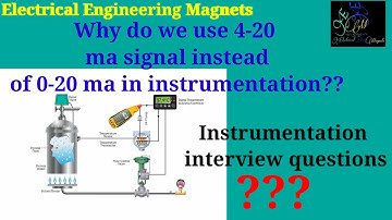 Why a 4-20 ma signal is used,not 0-20 ma or 0-30 ma signal in instrumentation in Hindi||