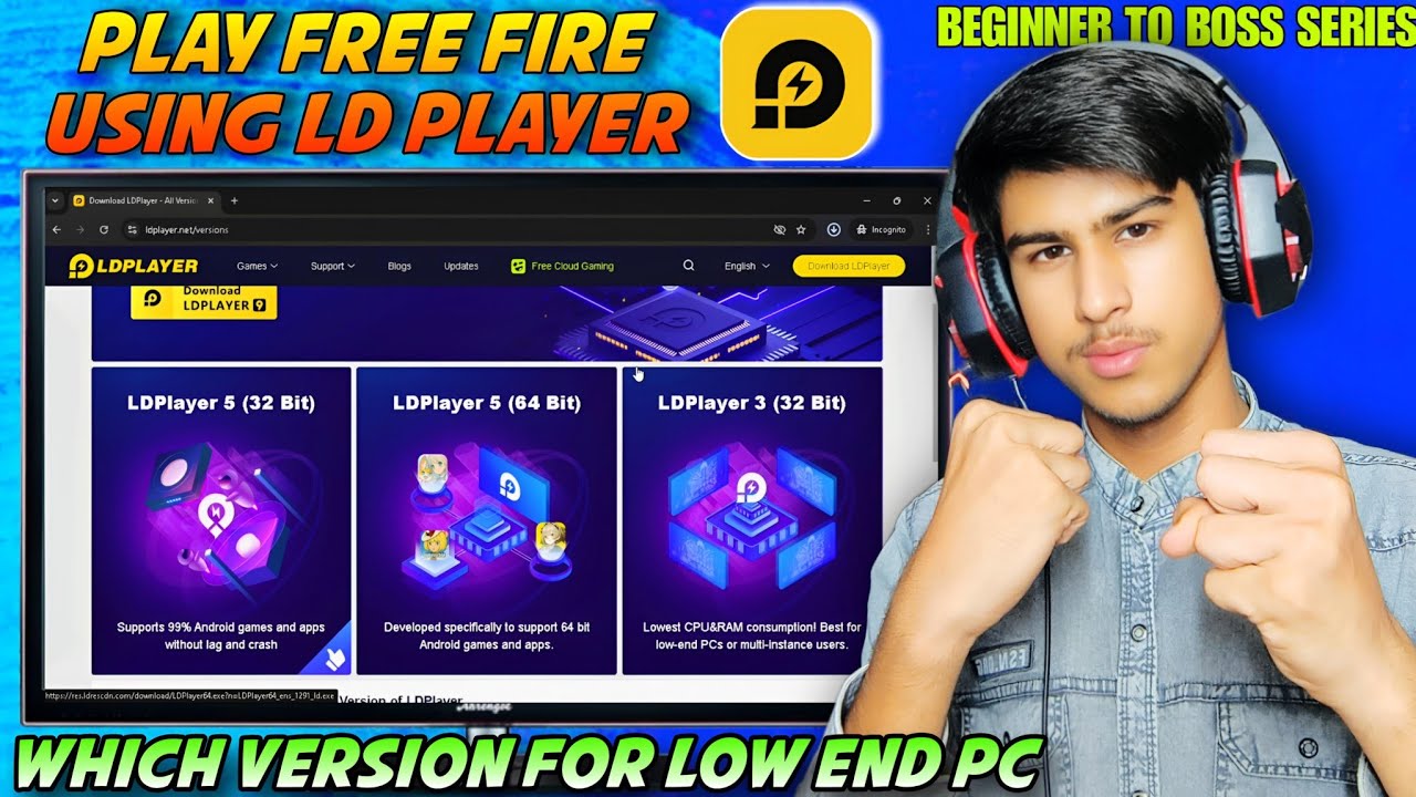 How To Play Free Fire Using LD Player In Low End Pc | Best Emulator for low end pc 